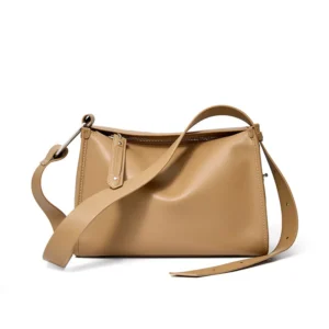 2023 Fashion New Solid Color Quality Soft Leather Crossbody Handbag Leather Commuting Single Shoulder Dumpling Tote Bag