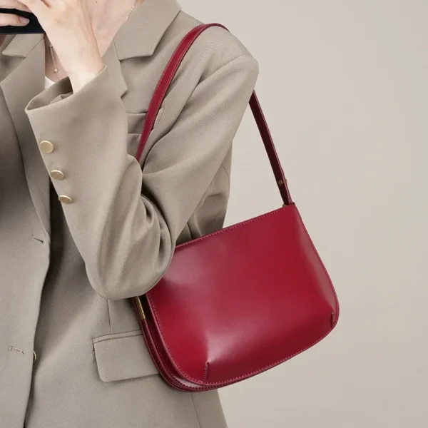 2023 New Women's Light Luxury Underarm Bag Vintage Leather Crossbody Bags for Women Female Small Square Bag Clutch Bags