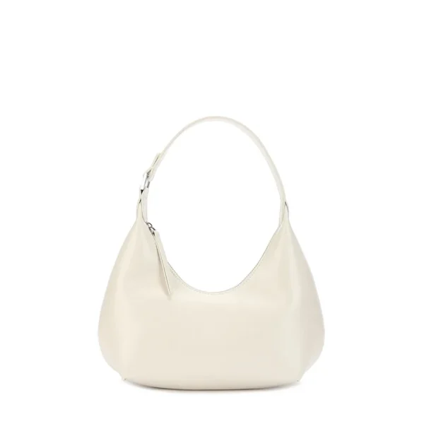 2023 New Women's One Shoulder Bag Half Moon Women Bag Female Fashion Split Leather Underarm Pouch