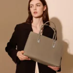2023 Summer New Tote One-shoulder Genuine Leather Women's Bags Fashion Commute Handbags High Quality Shoulder Bag